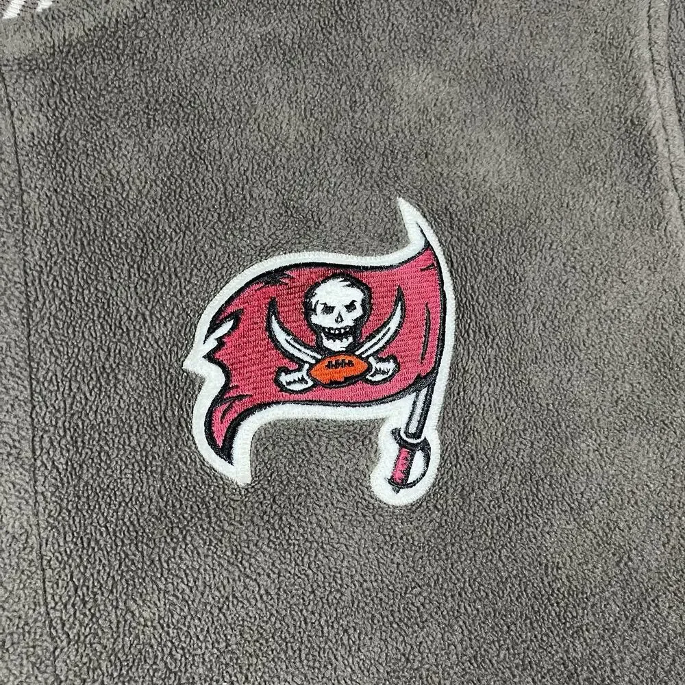 Tampa Bay Buccaneers Jacket Mens 2XL Adidas NFL Football Team VTG Bomber Snap - Picture 9 of 16